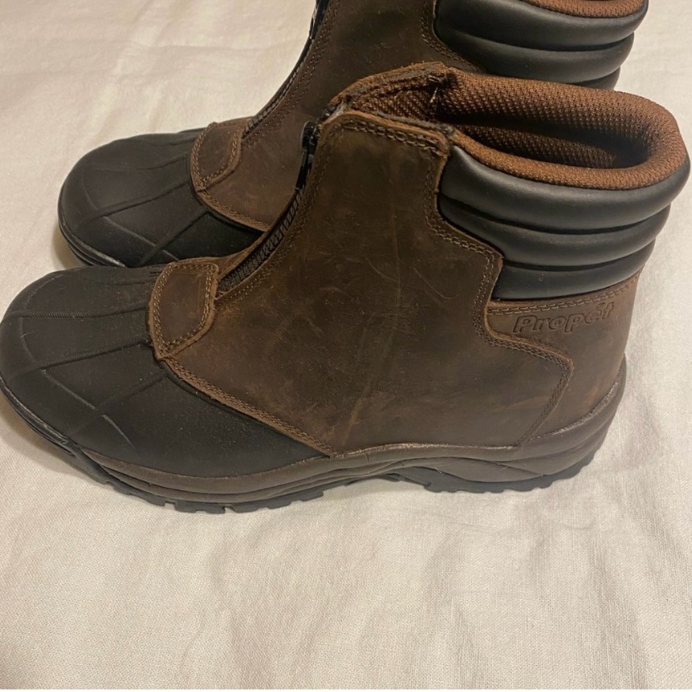 Propet Men’s Blizzard Mid-Zip Boots - Picture 2 of 8